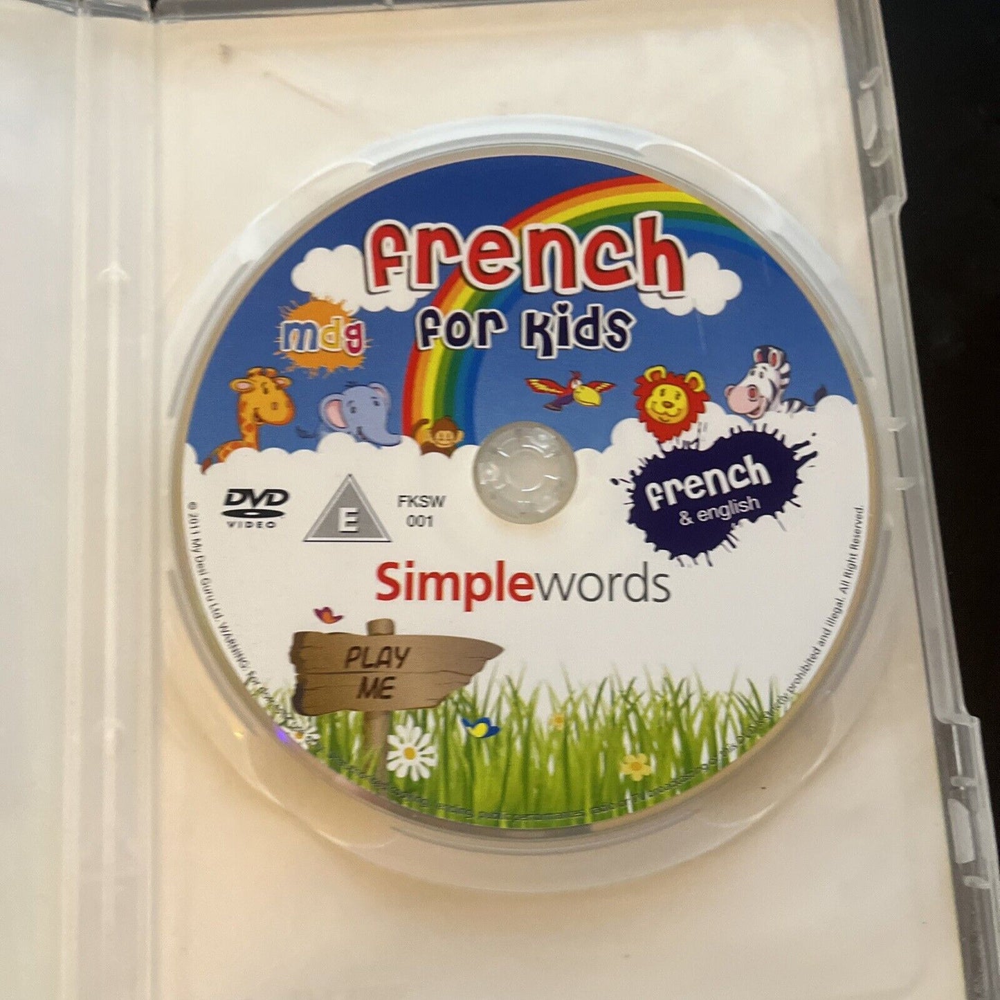 French for Kids Simple Words (DVD, 2010) All Regions