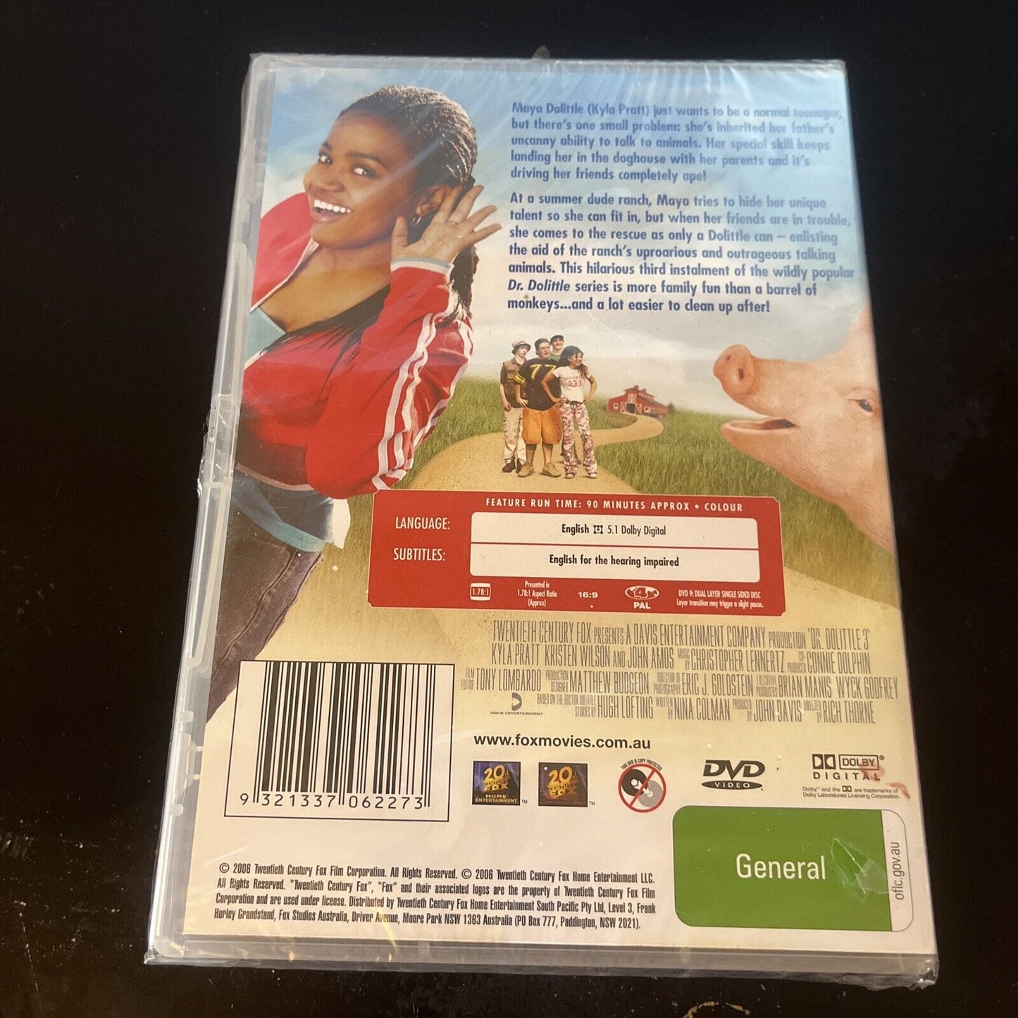 *New Sealed* Dr Dolittle 3 (DVD, 2006) John Amos, Kyla Pratt, Region 4