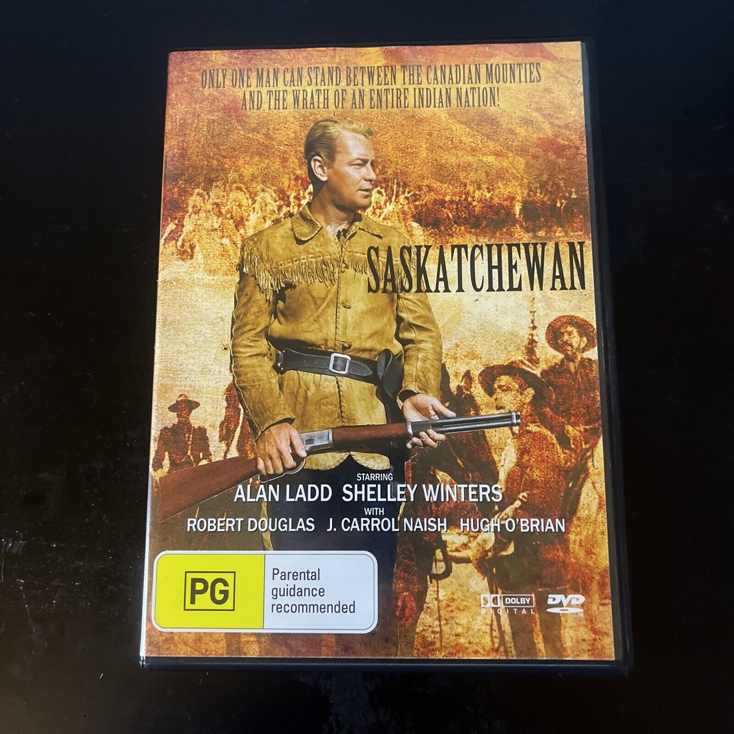 Saskatchewan (DVD, 1954) Alan Ladd, Shelly Winters NEW Region 4