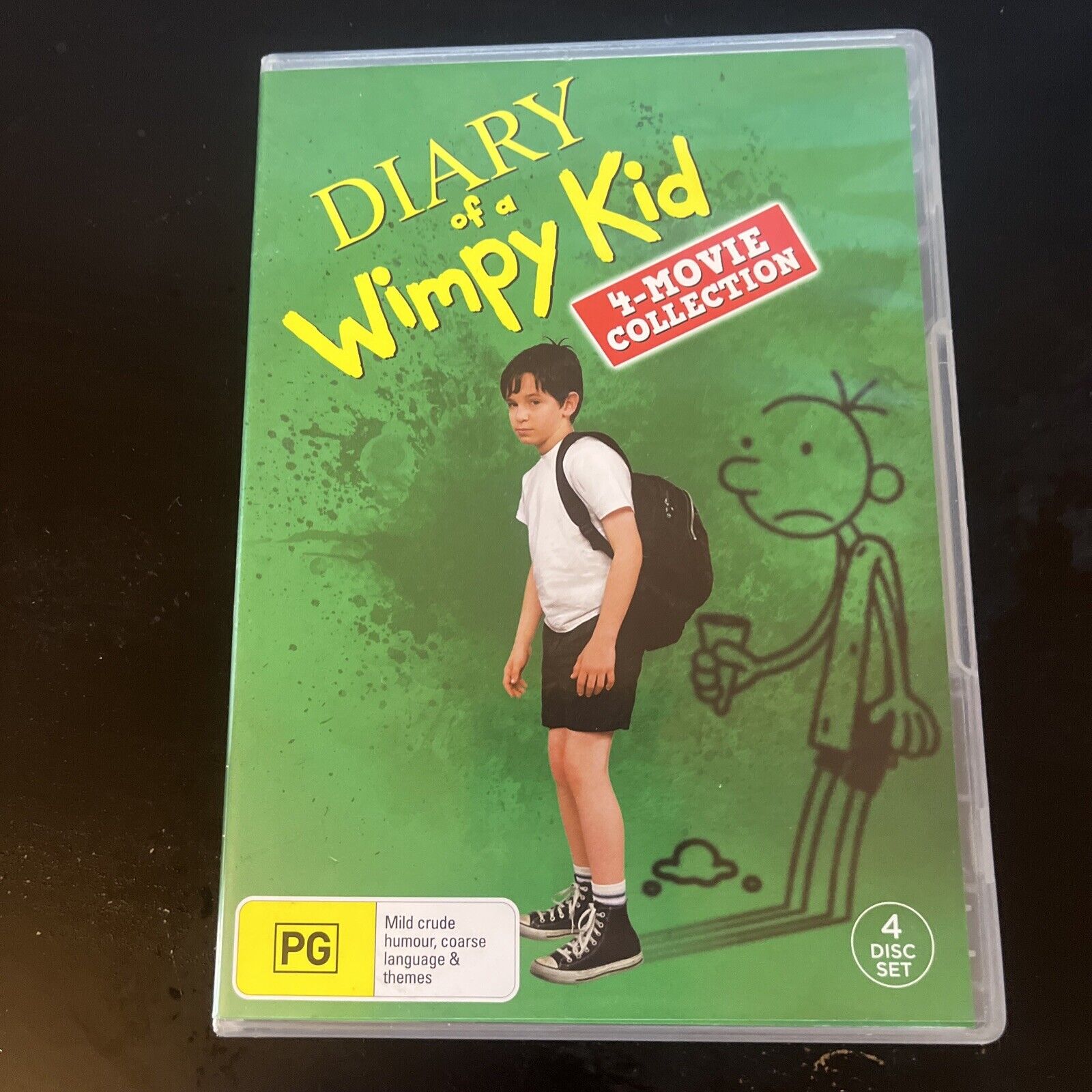 Diary Of A Wimpy Kid 1 2 3 4 DVD 2017 4 Disc Region 4