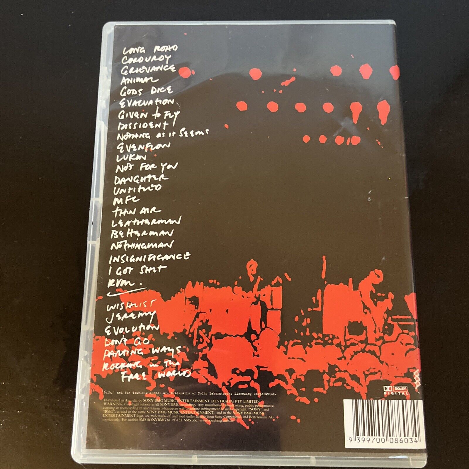 Pearl Jam - Touring Band 2000 (DVD) All Regions – Retro Unit