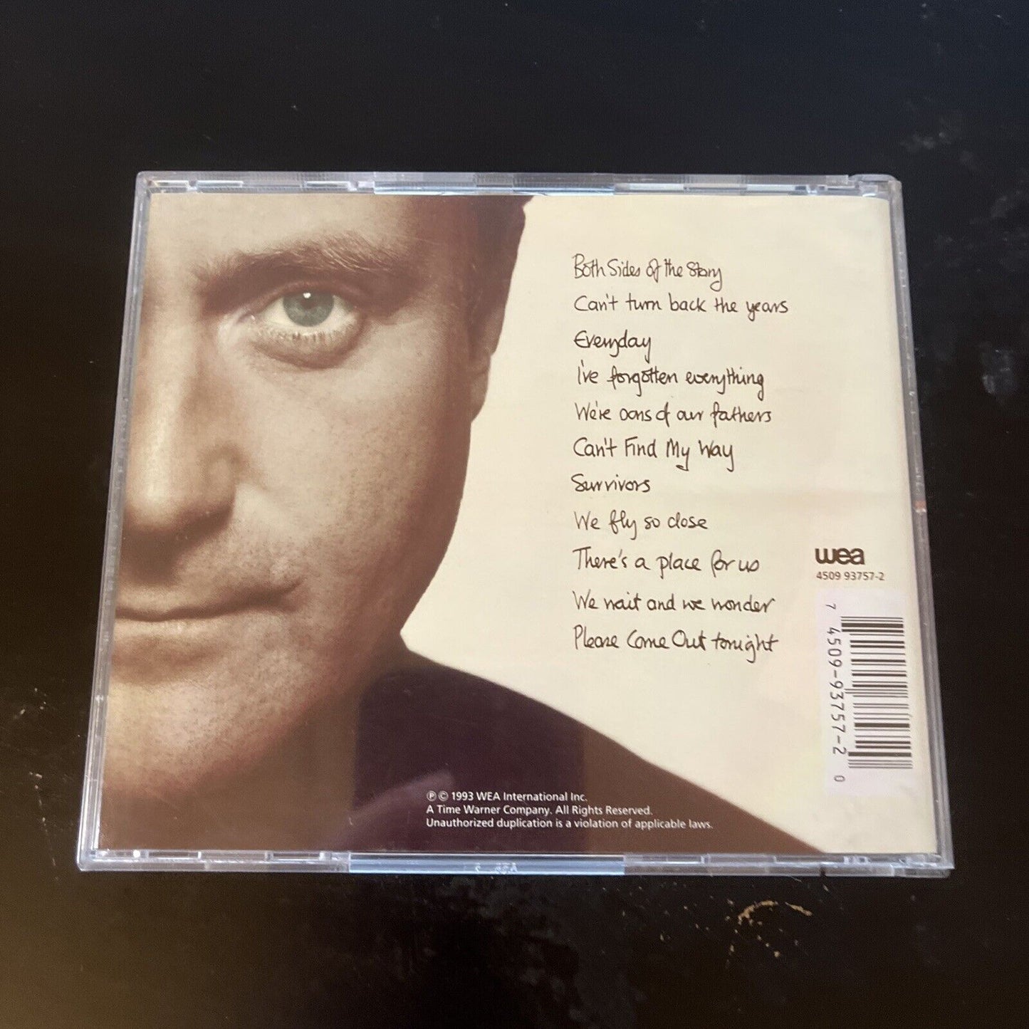 Both Sides by Phil Collins (CD, 1993) Album