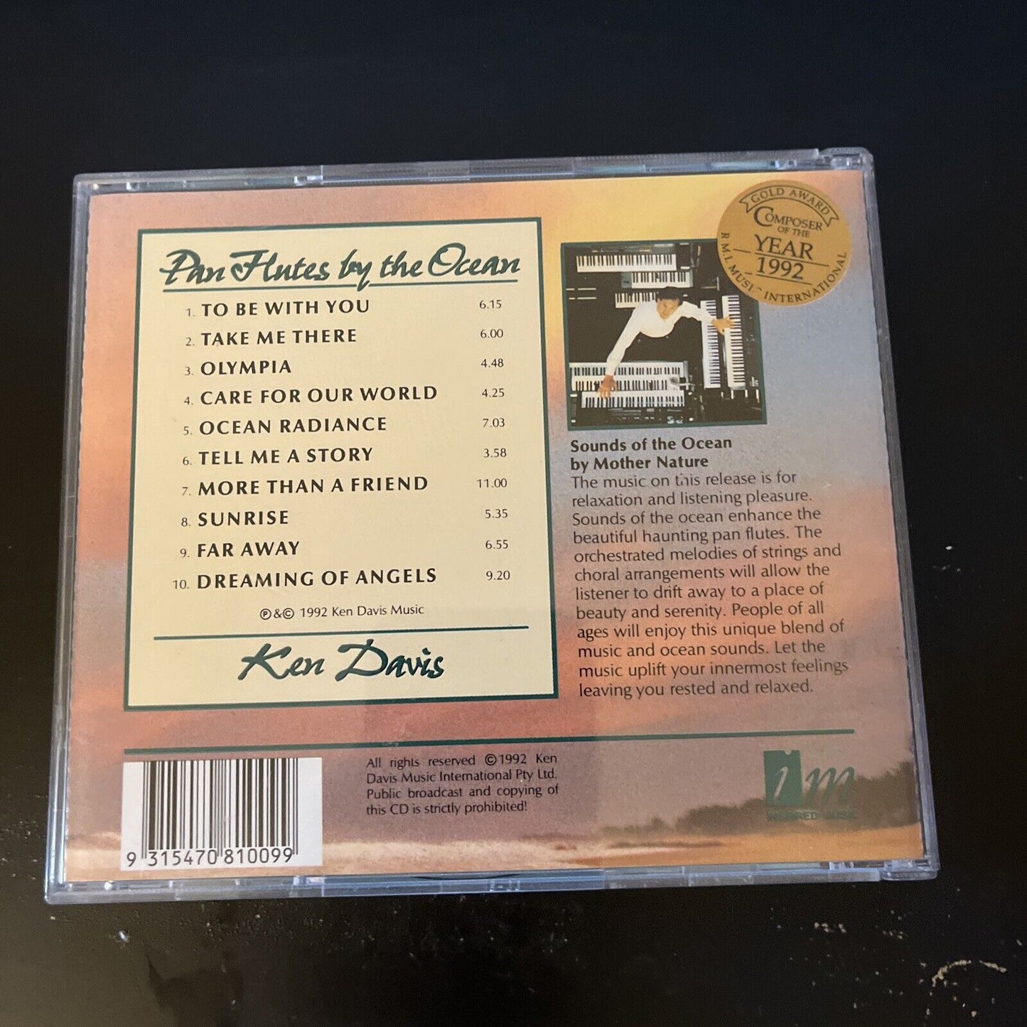 Ken Davis – Pan Flutes By The Ocean (CD, 1992)