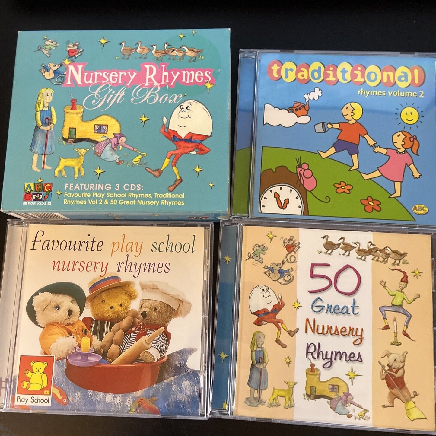 ABC For Kids - Nursery Rhymes Gift Box (CD, 2004, 3-Disc)