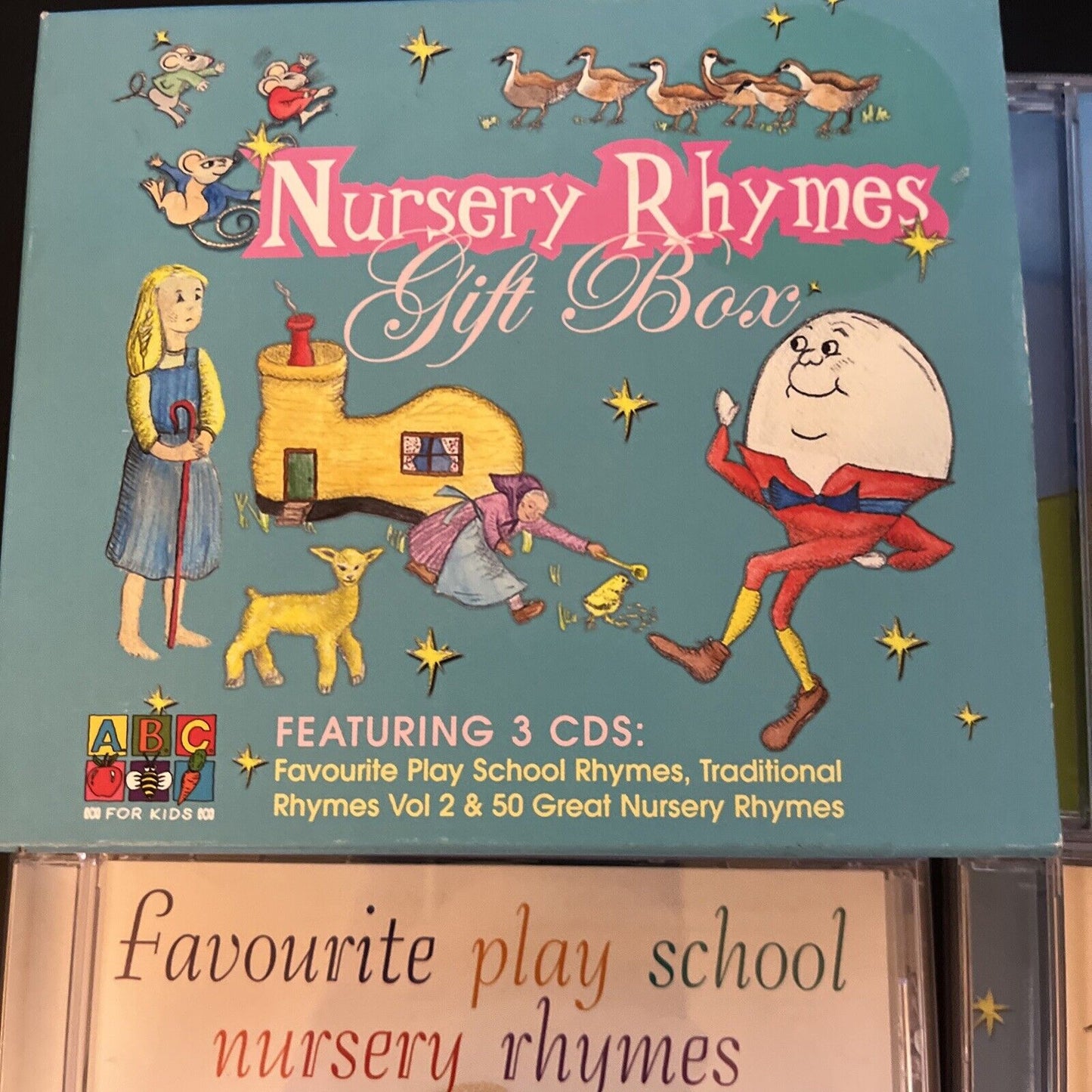 ABC For Kids - Nursery Rhymes Gift Box (CD, 2004, 3-Disc)