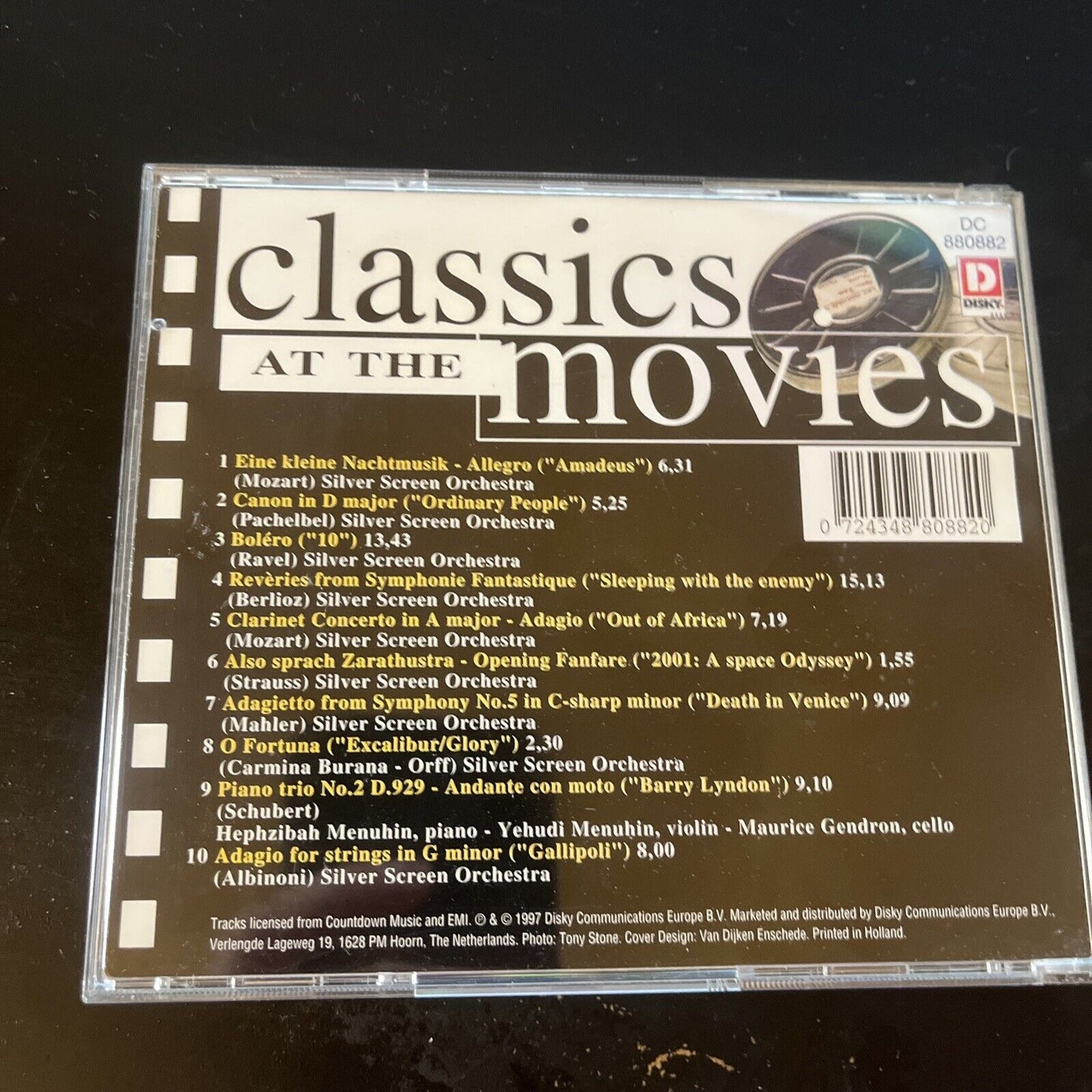 Classics At The Movies (CD, 1997)