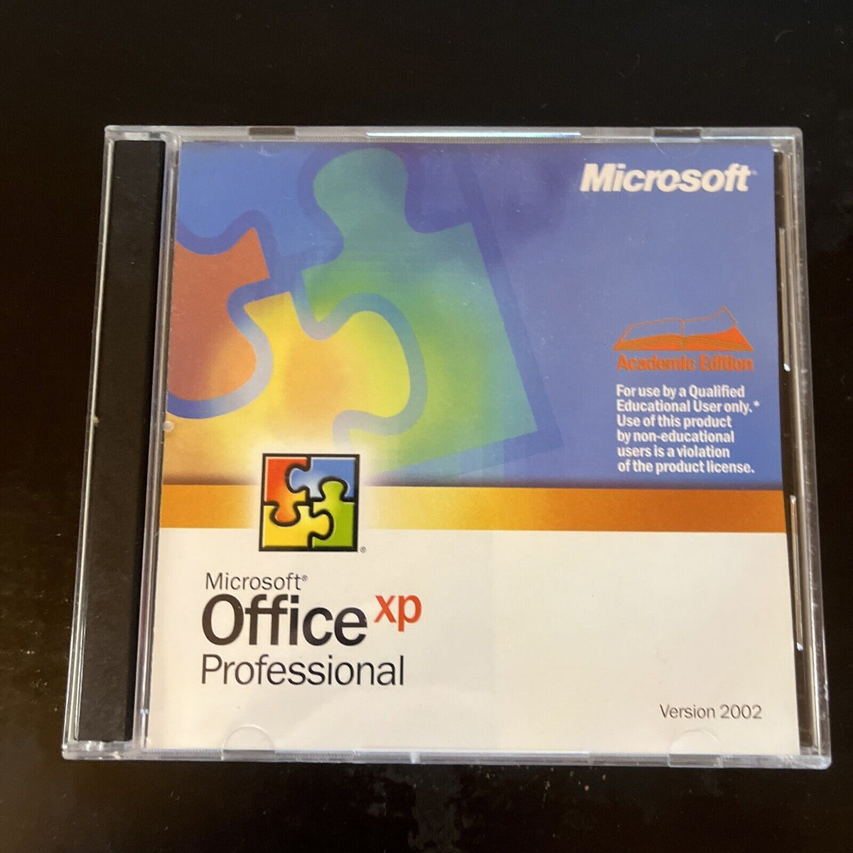 Microsoft Office Xp Computer Microsoft Office XP Professional - Academic Edition PC CDROM – Retro Unit