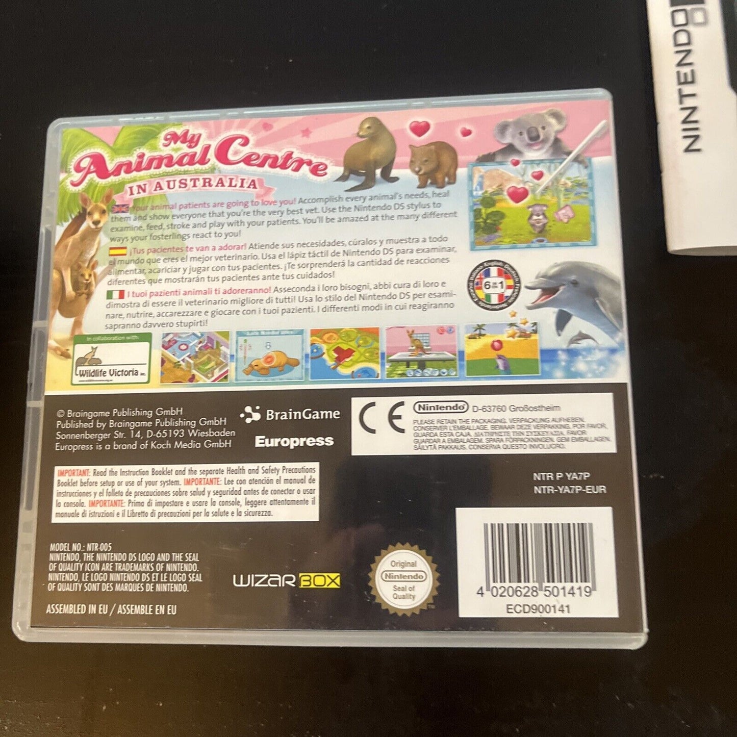 My Animal Centre In Australia (Nintendo DS) w/ Manual