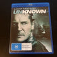 Unknown (Blu-ray, 2011) Liam Neeson, Diane Kruger, January Jones, Region B