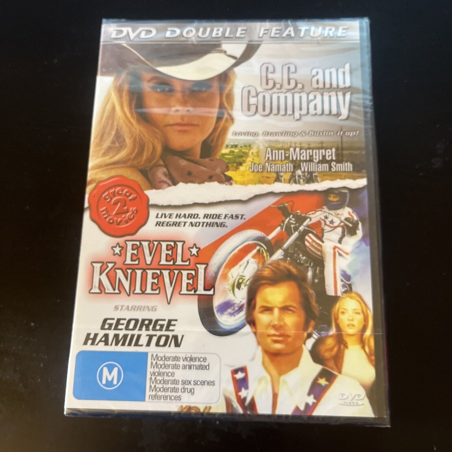 *New Sealed* C.C. And Company / Evel Knievel DVD All Regions