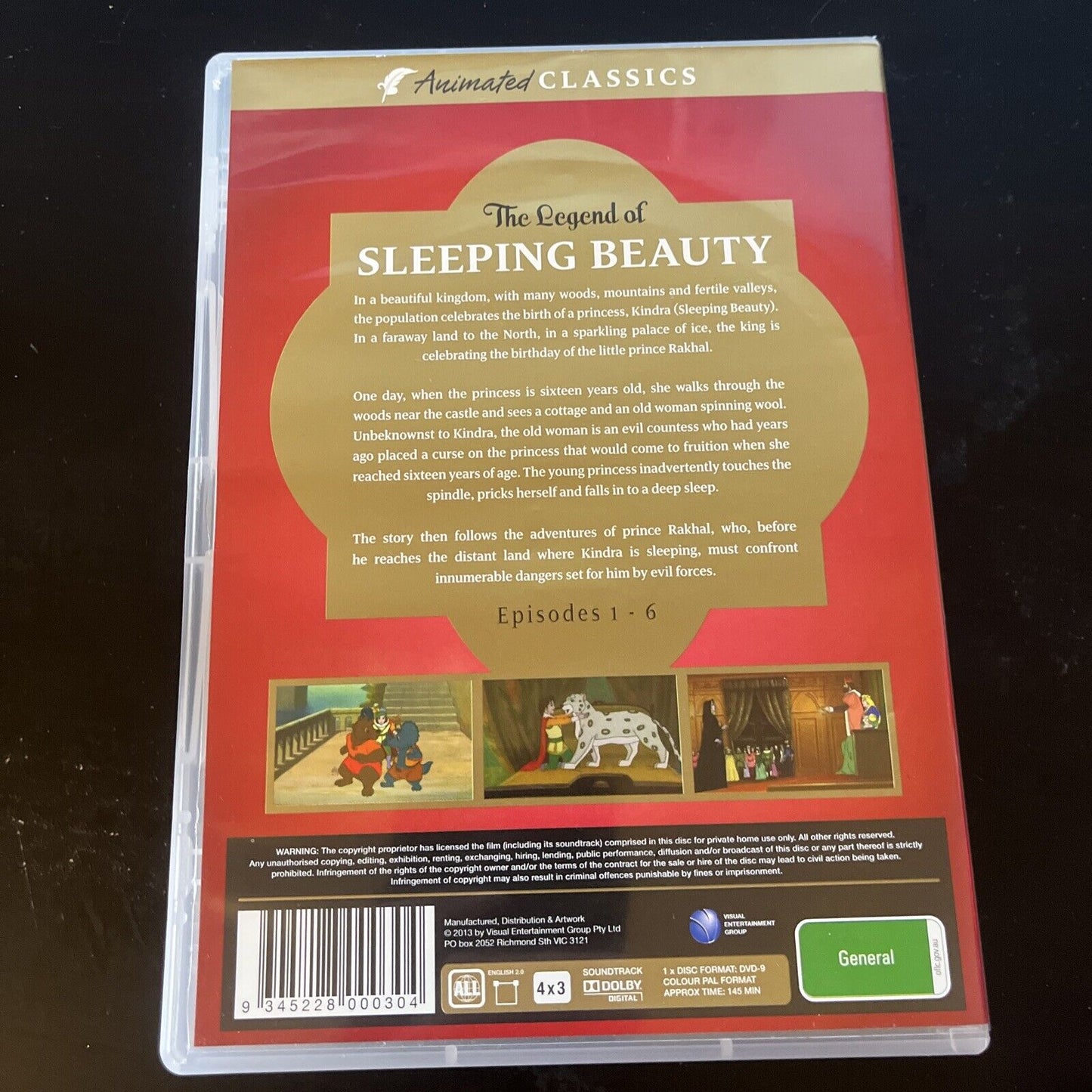 Animated Classics - The Legend Of Sleeping Beauty : Vol 1 (DVD) NEW All Regions