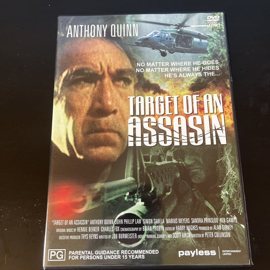 Target Of An Assassin (DVD, 1977) Anthony Quinn NEW All Regions
