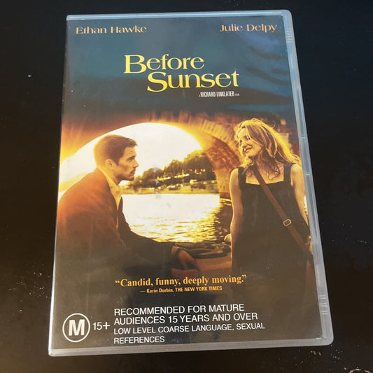 Before Sunset (DVD, 2005) Ethan Hawke, Julie Delpy Region 4