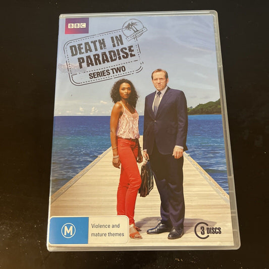 Death In Paradise : Series 2 (DVD, 2012, 3-Disc) Ben Miller, BBC Region 4