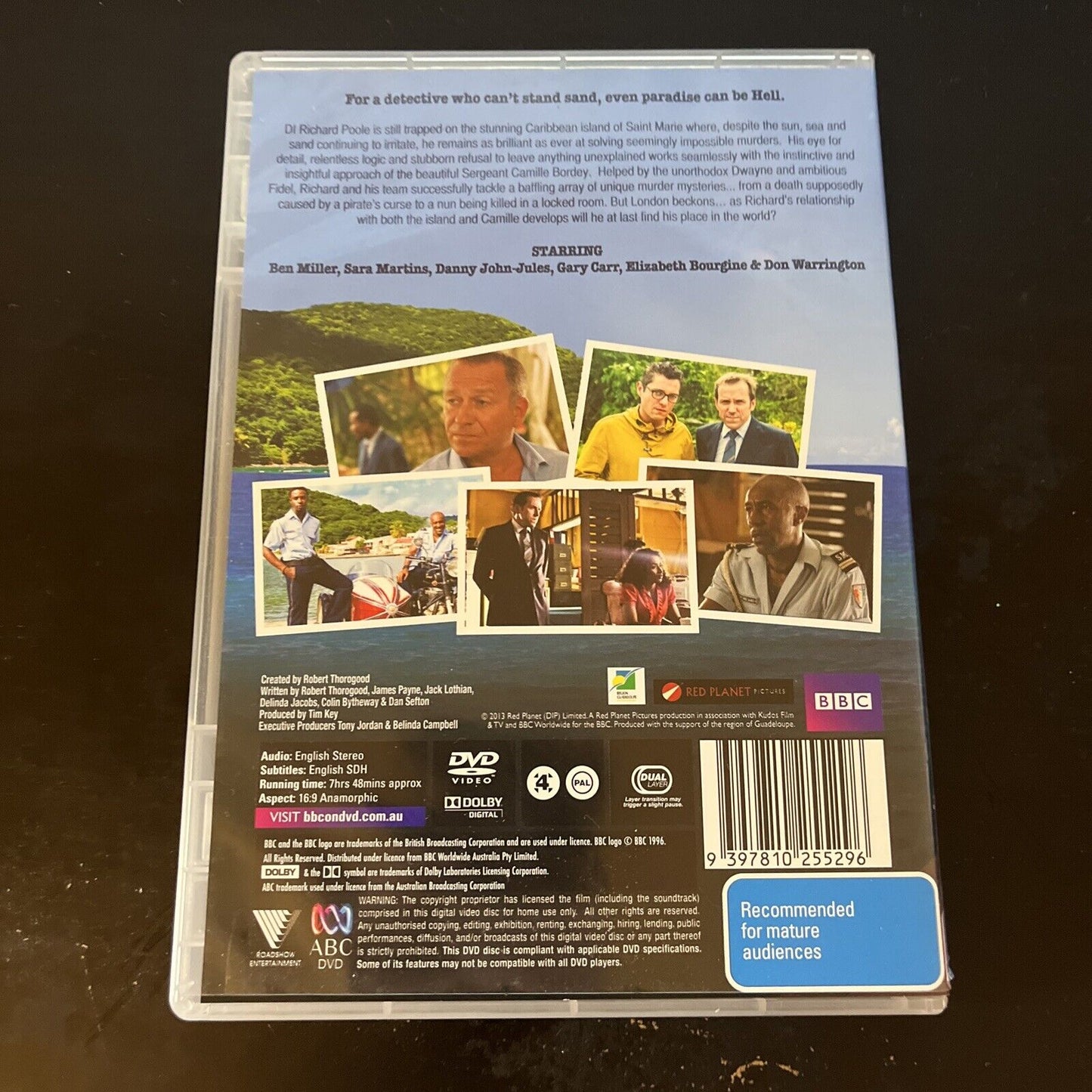 Death In Paradise : Series 2 (DVD, 2012, 3-Disc) Ben Miller, BBC Region 4