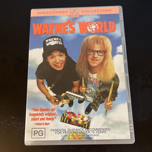 Wayne's World (DVD, 1992) Mike Myers, Dana Carvey, Rob Lowe Region 4