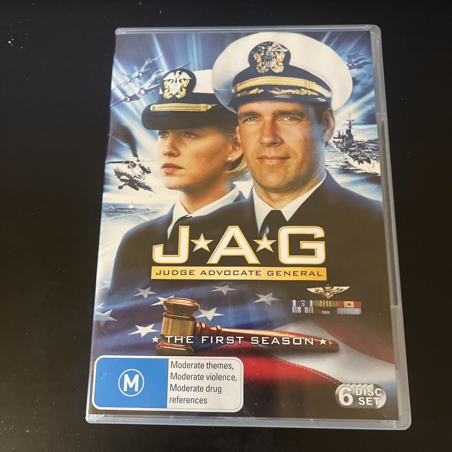 JAG : Season 1 (DVD, 1995, 6-Disc) David James Elliot NEW Region 4