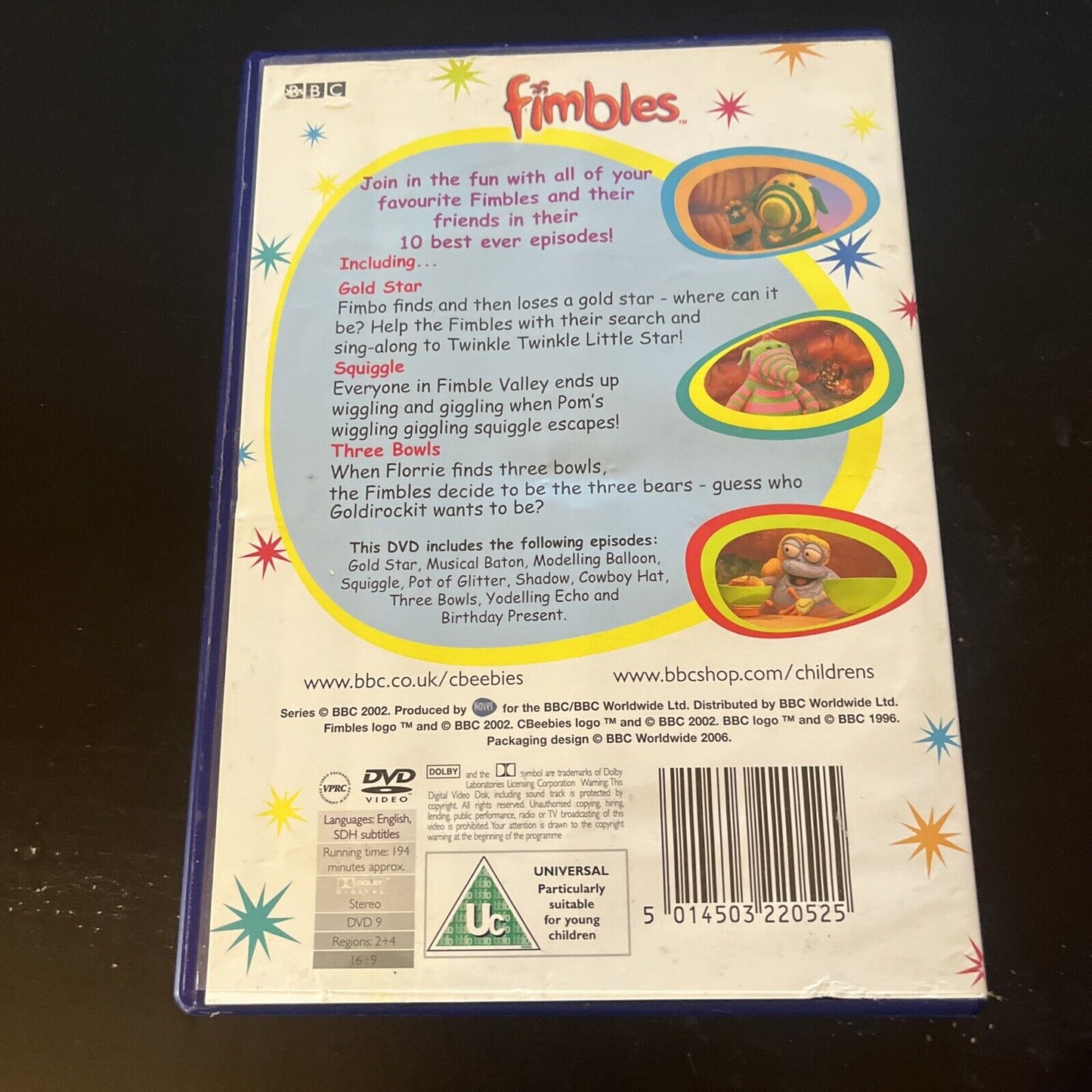 The Best Of The Fimbles (DVD, 2002) Region 4 &2