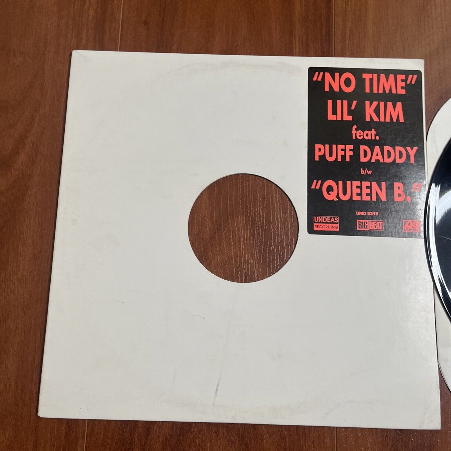 Lil' Kim Featuring Puff Daddy - Queen B Vinyl 1996 Dmd-2315