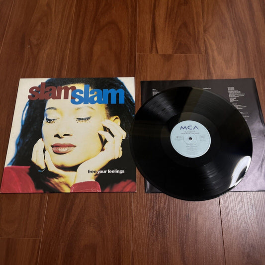 Slam Slam Featuring Dee C. Lee - Free Your Feelings Vinyl LP 1991 MCA 10147