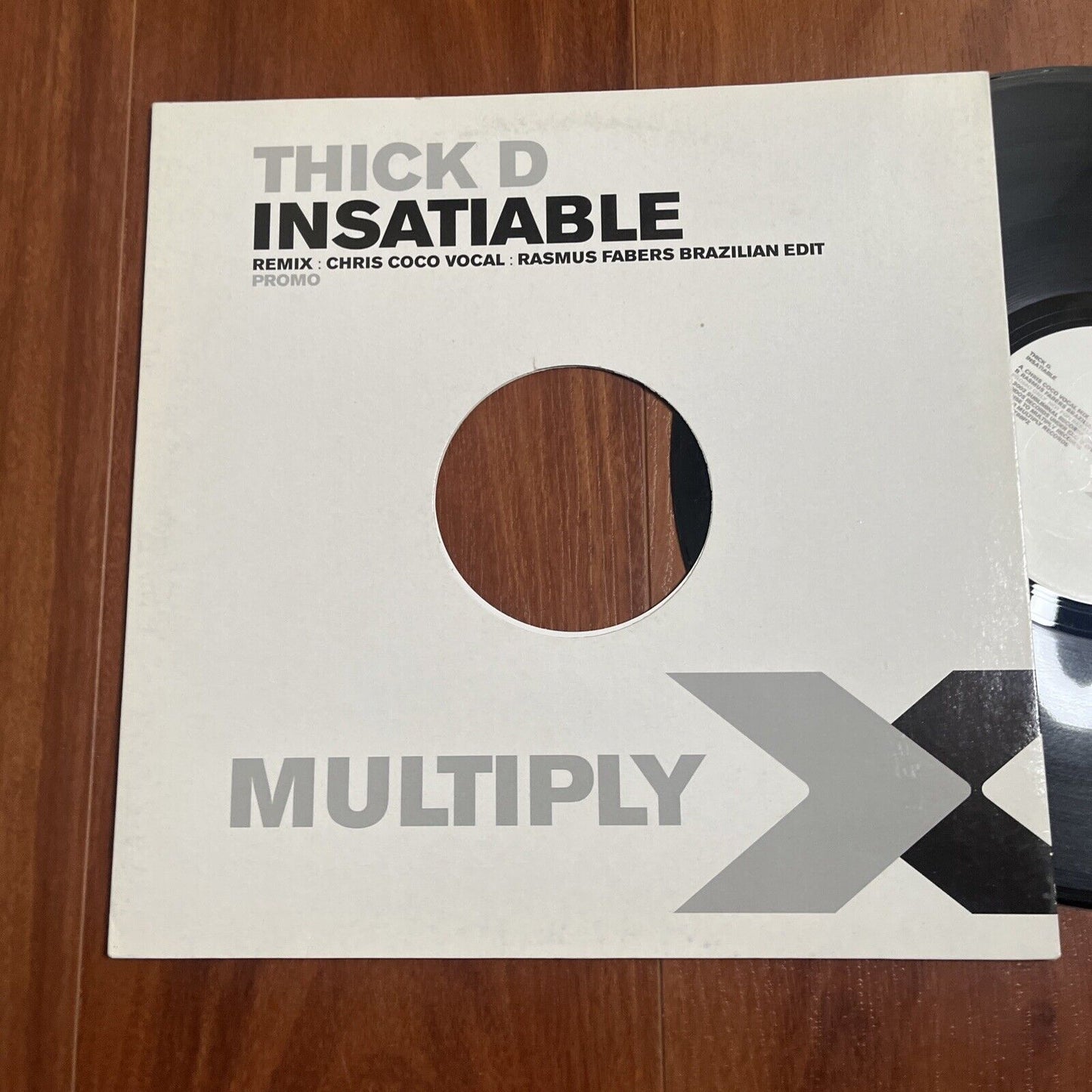 Thick D - Insatiable Vinyl 2002 Promo 12multy88pz