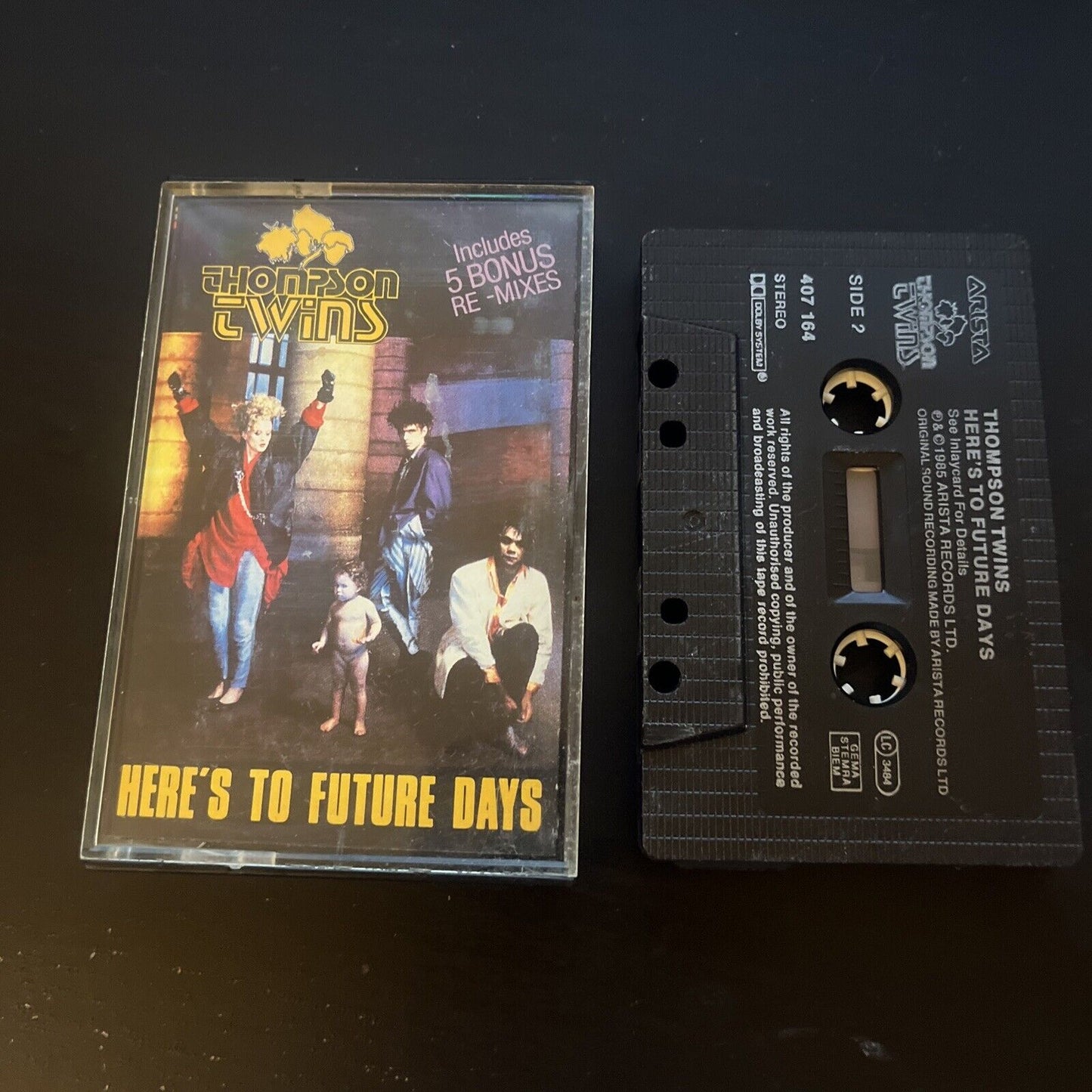 Thompson Twins - Here's To Future Days (Cassette Tape, 1985)