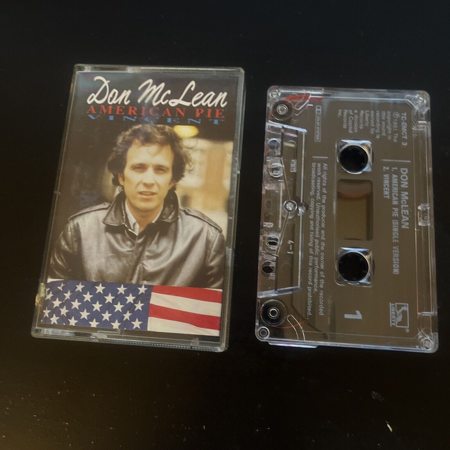 Don McLean - Amercian Pie (Cassette Tape, 1991) Tc-emct 3