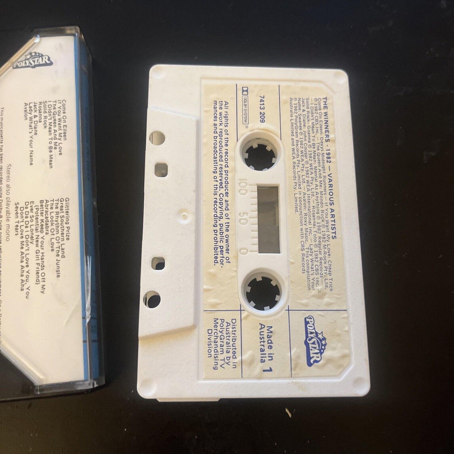 The Winners 1982 - Various Artists (Cassette Tape)