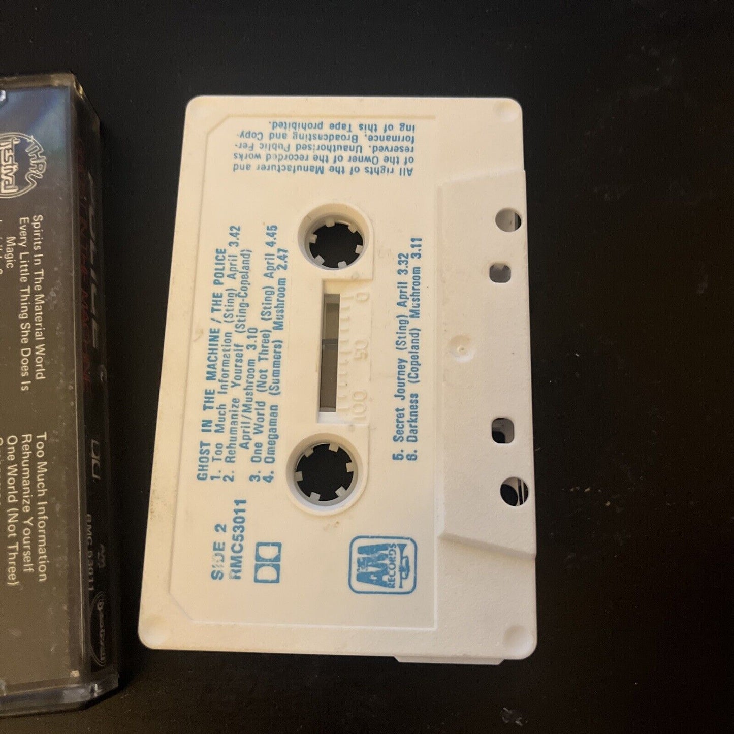 The Police - Ghost In The Machine (Cassette Tape, 1981) RMC 53011