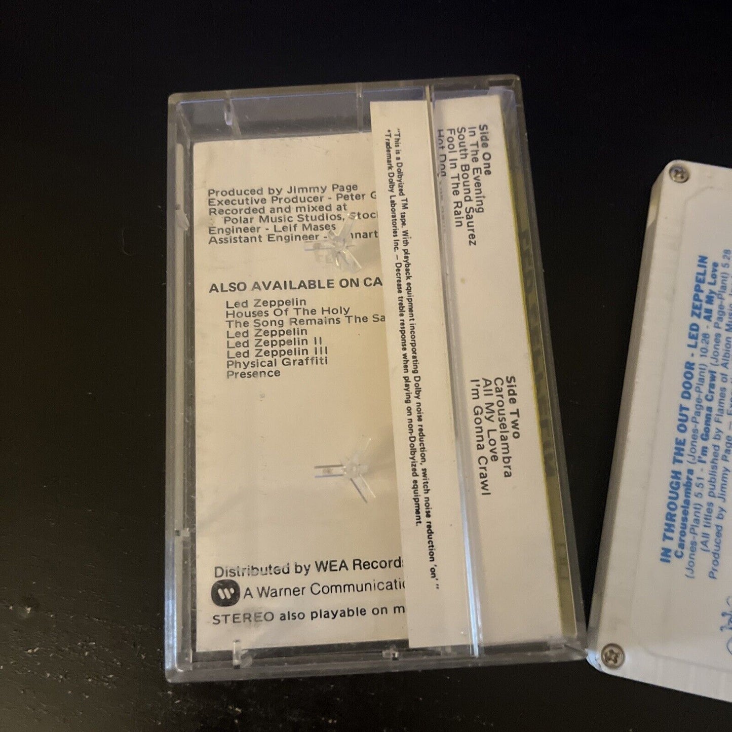 Led Zeppelin - In Through The Door (Cassette Tape) M5a 16002