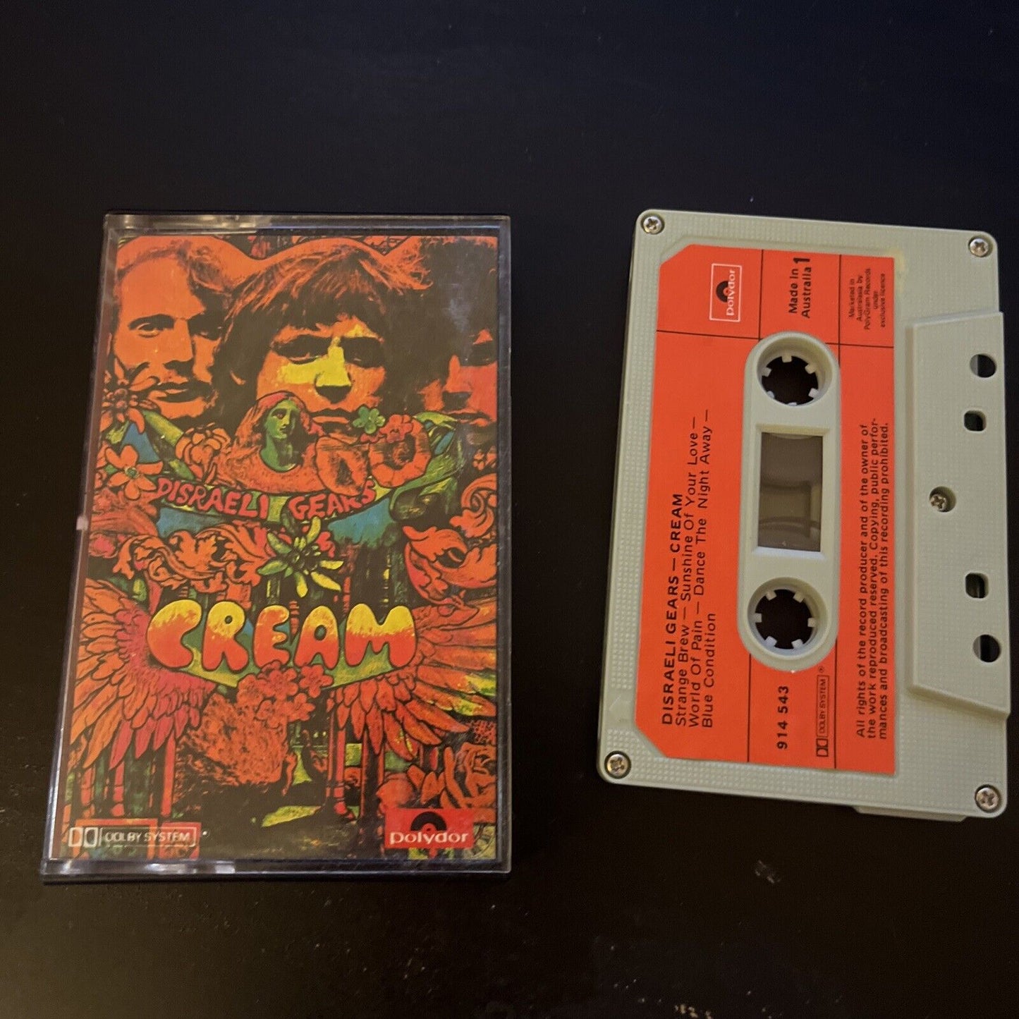 Cream - Disraeli Gears (Cassette Tape, 1986) 914 543