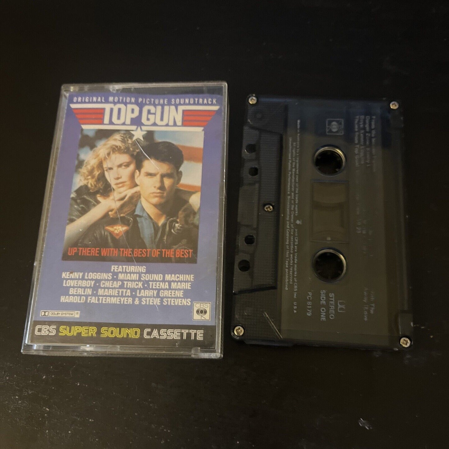 Top Gun Original Motion Picture Soundtrack (Cassette Tape, 1986) PC 8179