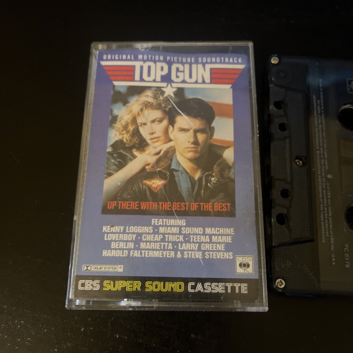 Top Gun Original Motion Picture Soundtrack (Cassette Tape, 1986) PC 8179