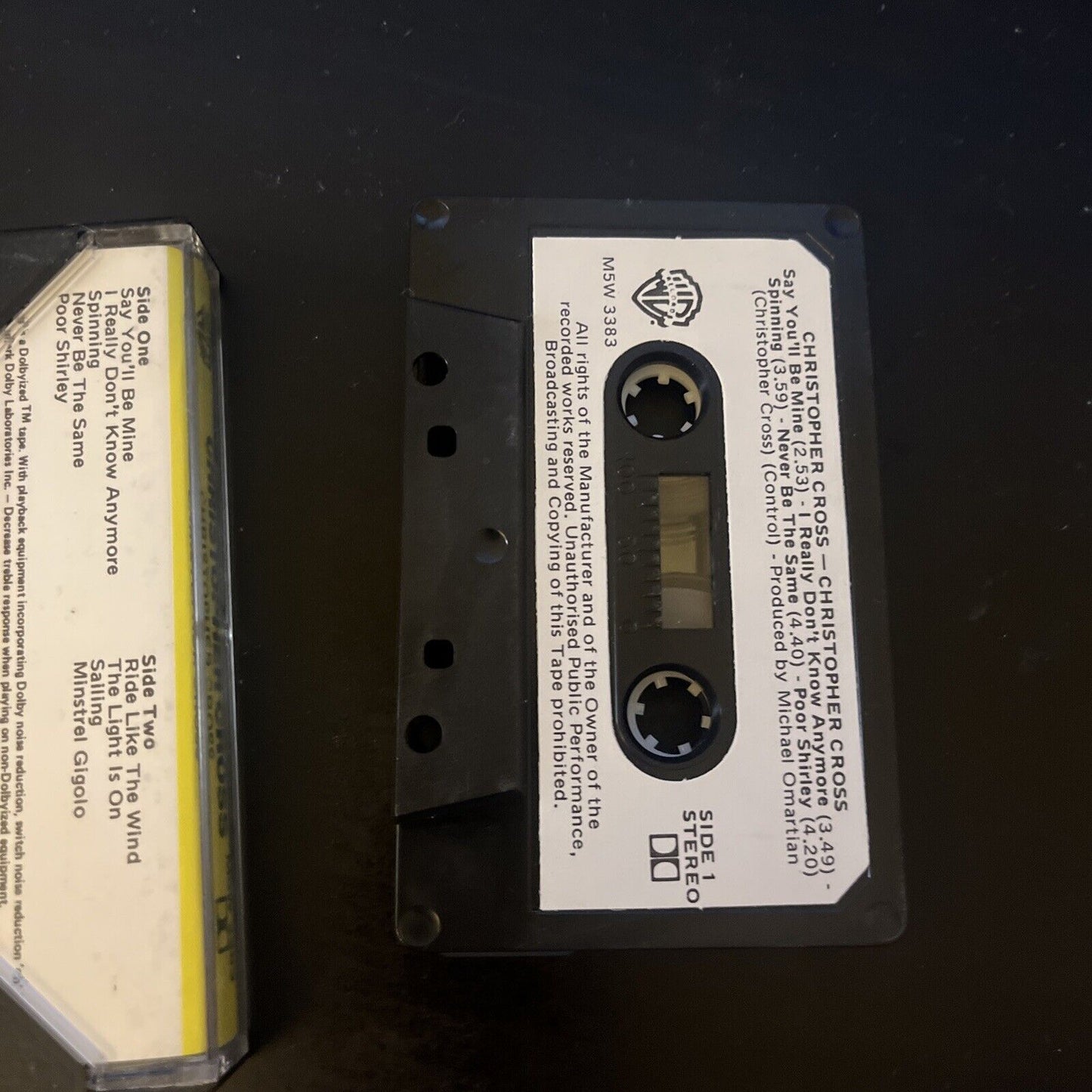 Christopher Cross By Christopher Cross (Cassette Tape, 1979) M5w 3383