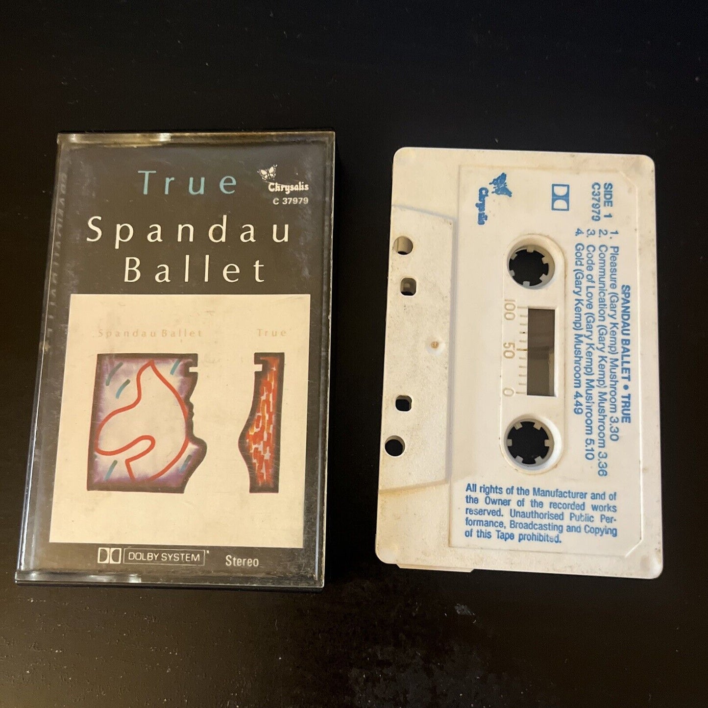 Spandau Ballet - True (Cassette Tape, 1983) C 37979