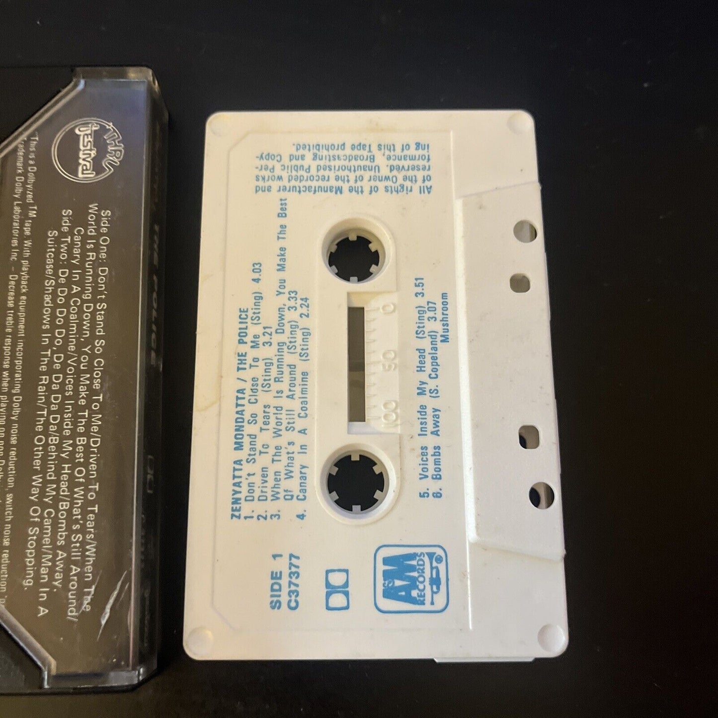 The Police - Zenyatta Mondatta (Cassette Tape, 1980) C37377