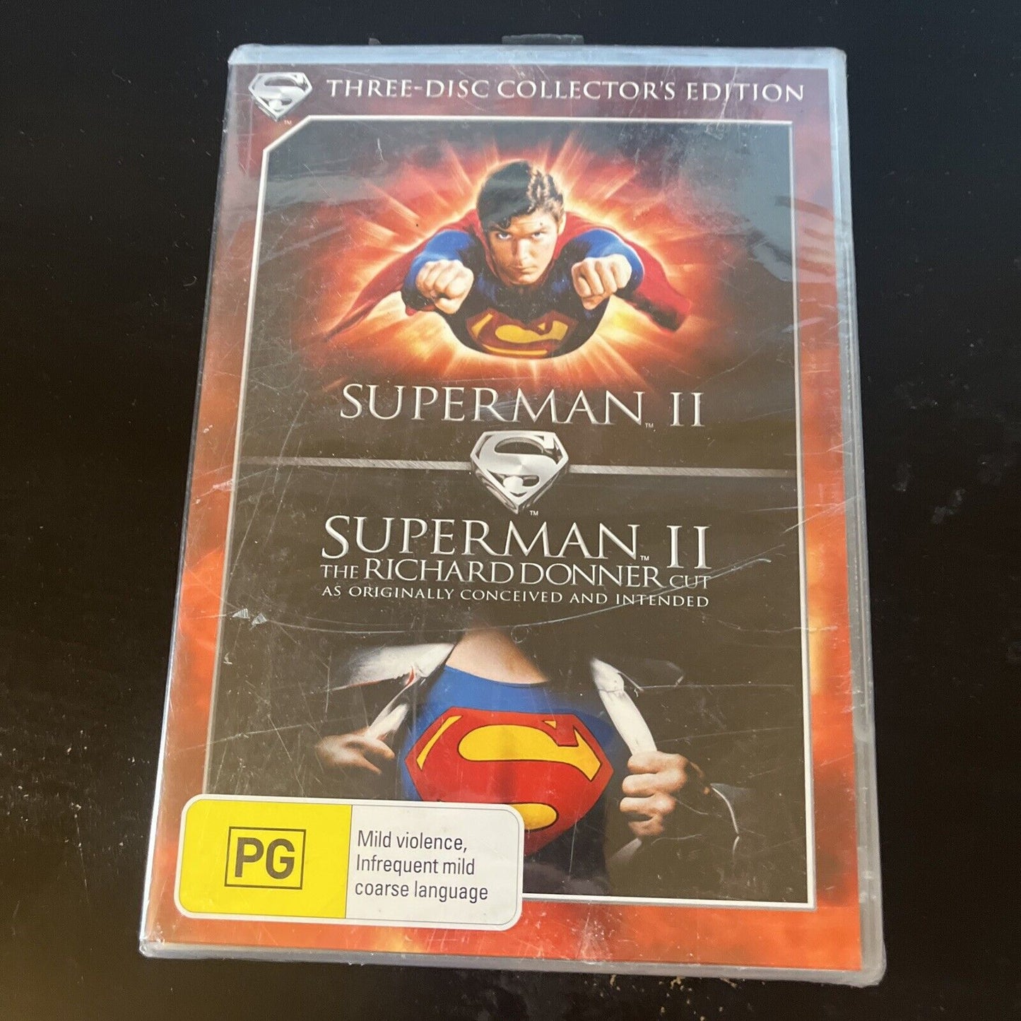 *New Sealed* Superman II - 3-Disc Collector's Edition (DVD, 1980) Region 4