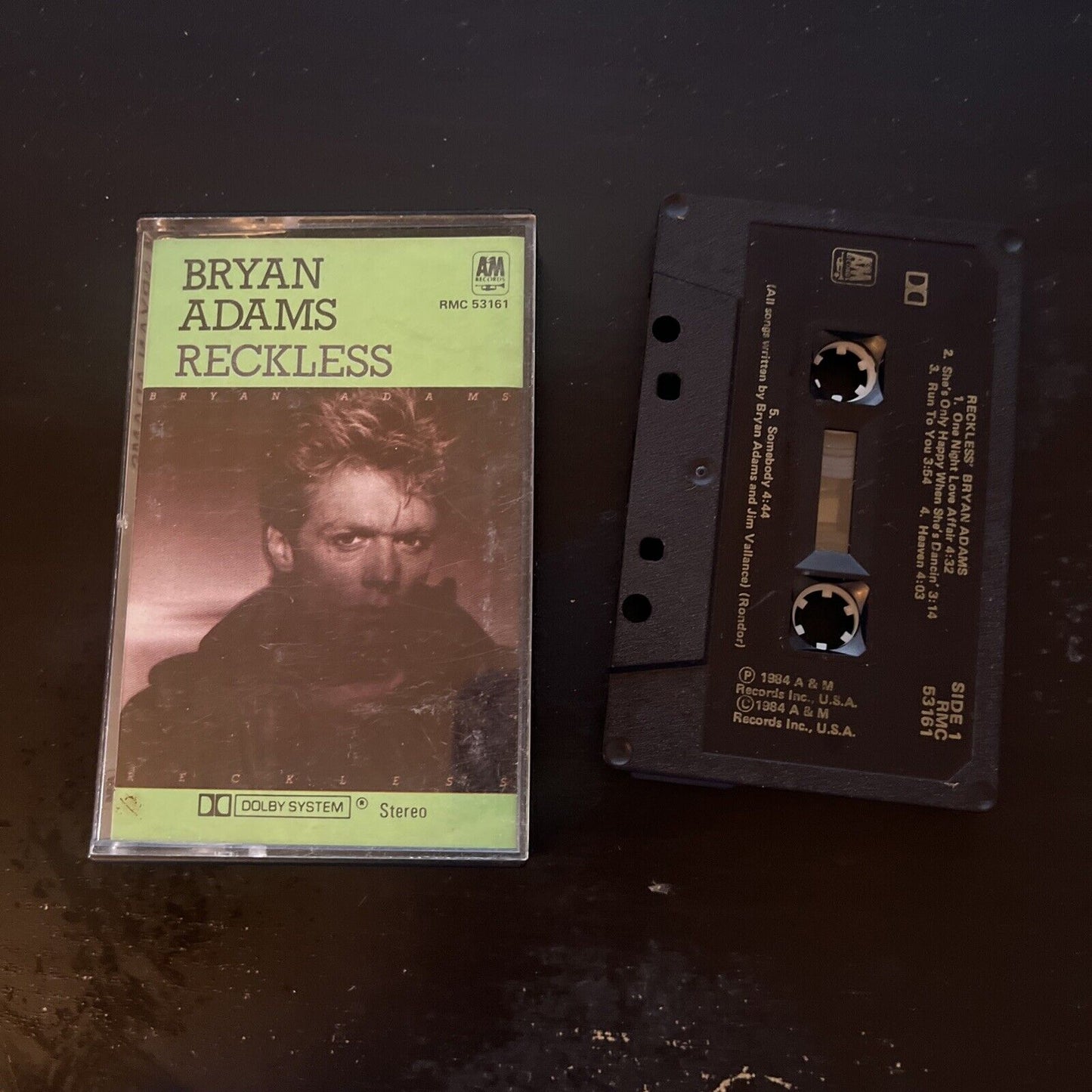 Bryan Adams - Reckless (Cassette Tape,  1984) RMC 53161