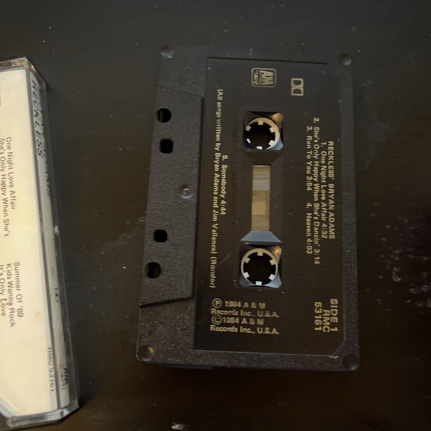 Bryan Adams - Reckless (Cassette Tape,  1984) RMC 53161