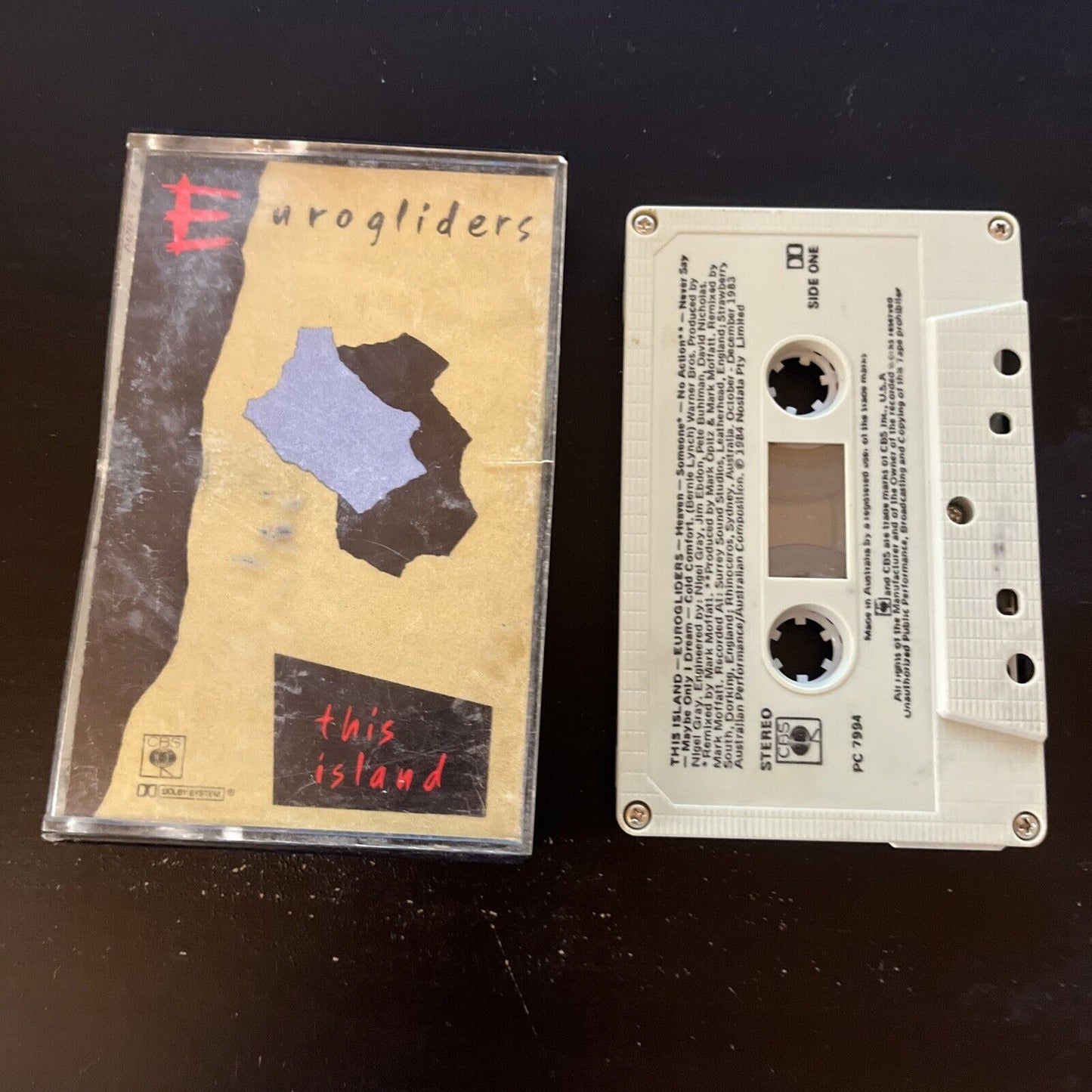 Eurogliders - This Island (Cassette Tape, 1984) PC 7994