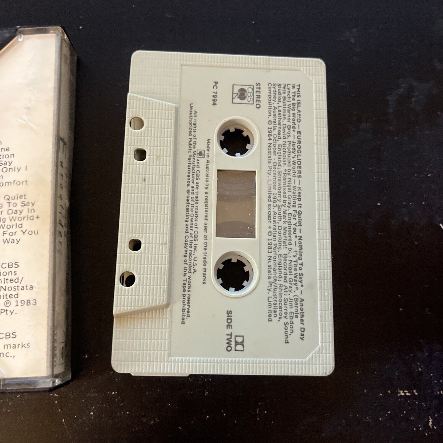 Eurogliders - This Island (Cassette Tape, 1984) PC 7994