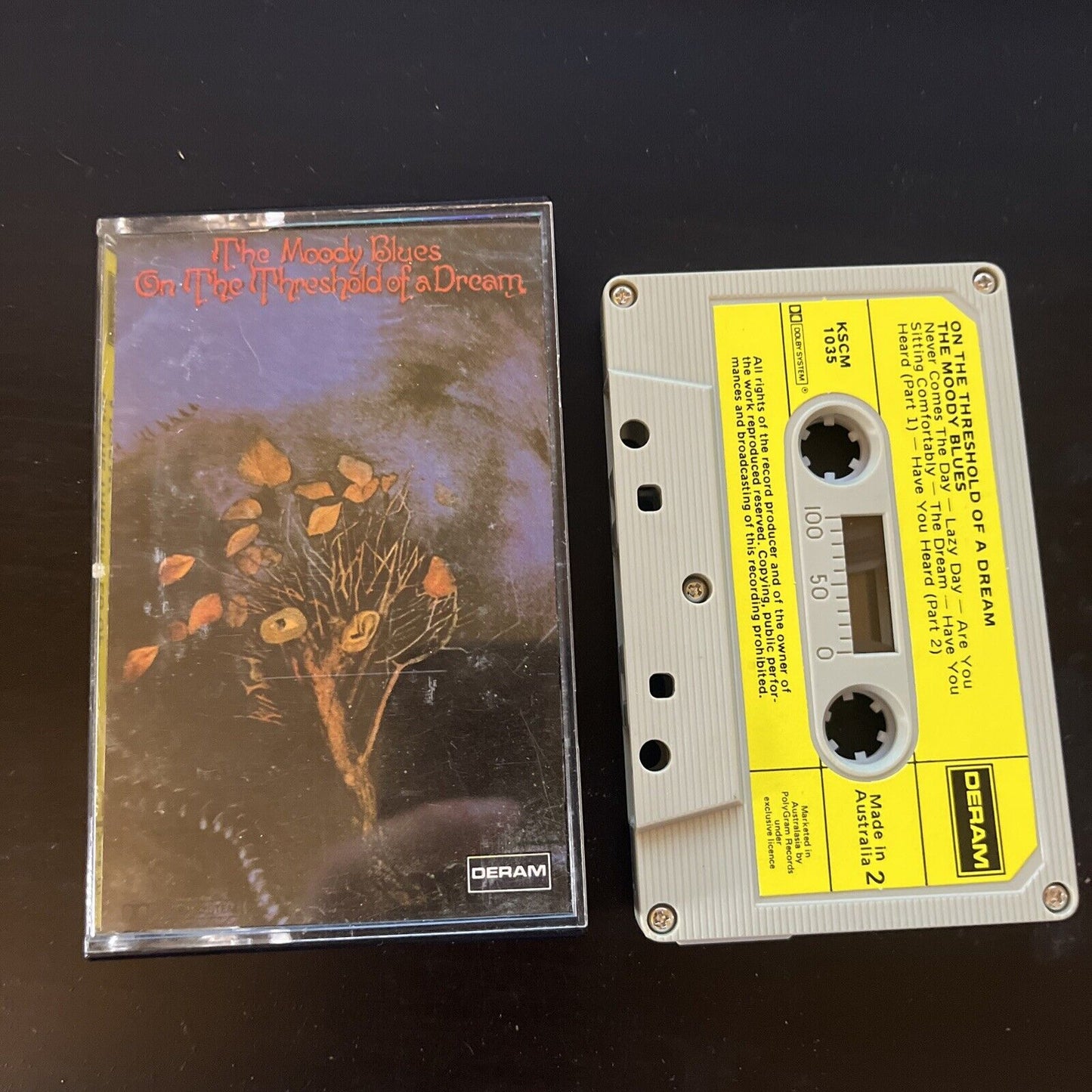 The Moody Blues - On The Threshold Of A Dream (Cassette Tape, 1969) Kscm 1035