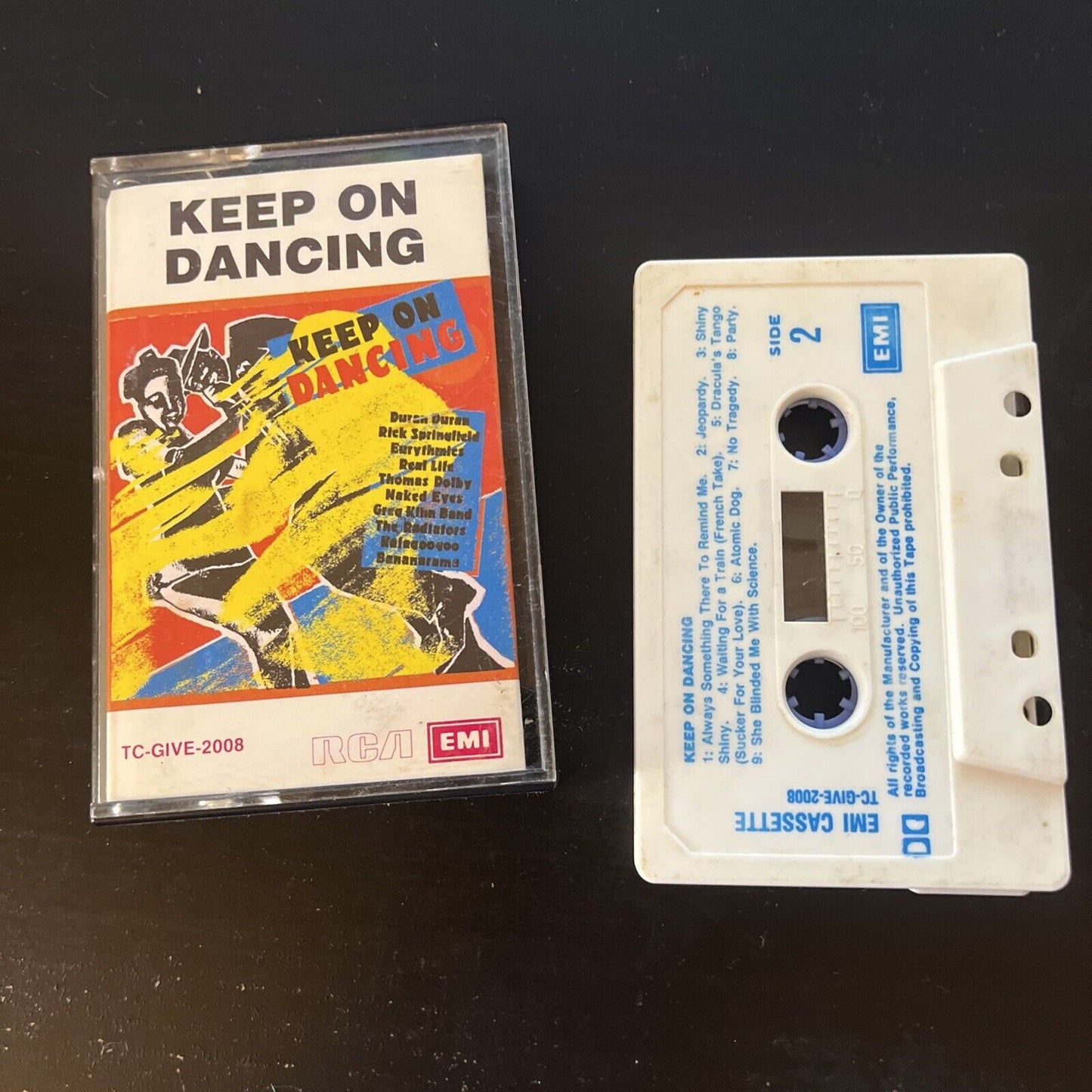 Keep On Dancing (Cassette Tape, 1983) Tc-Give-2008