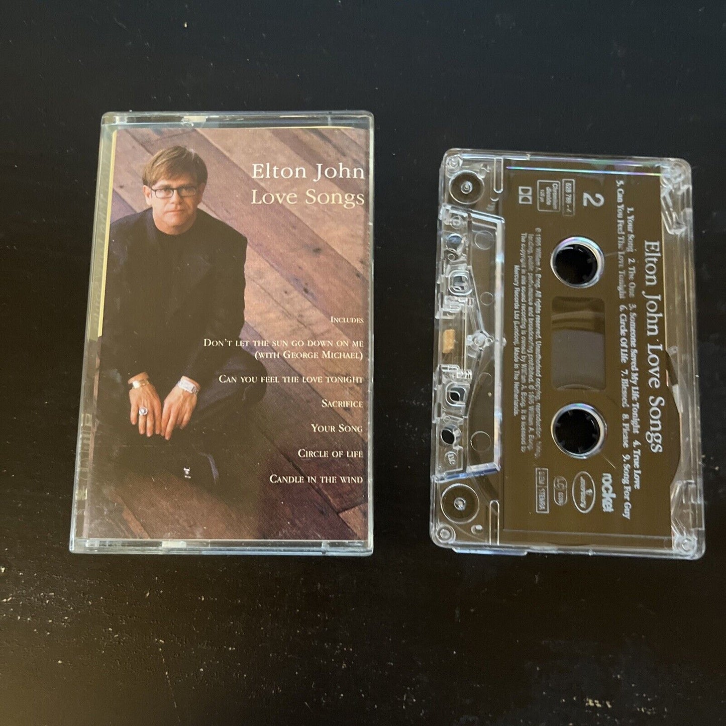 Elton John - Love Songs (Cassette Tape, 1982)