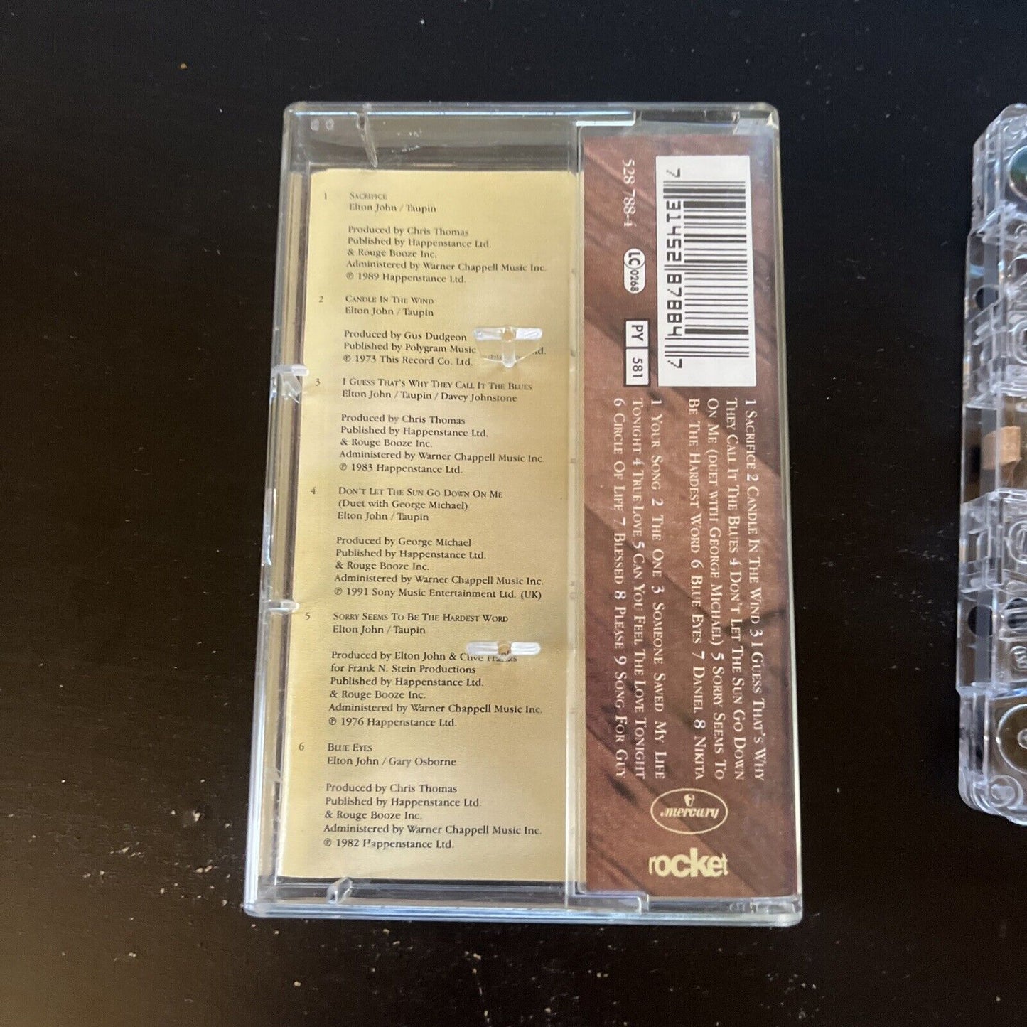 Elton John - Love Songs (Cassette Tape, 1982)