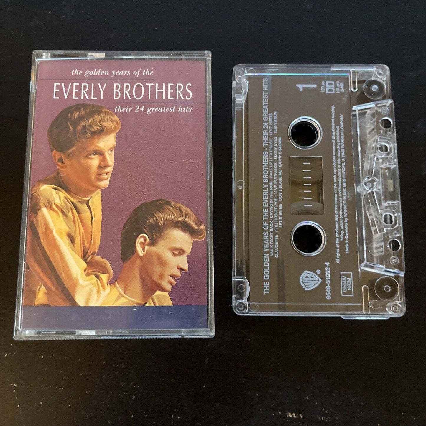 Everly Brothers - The Golden Years Of The Everly Brothers (Cassette, 1993)