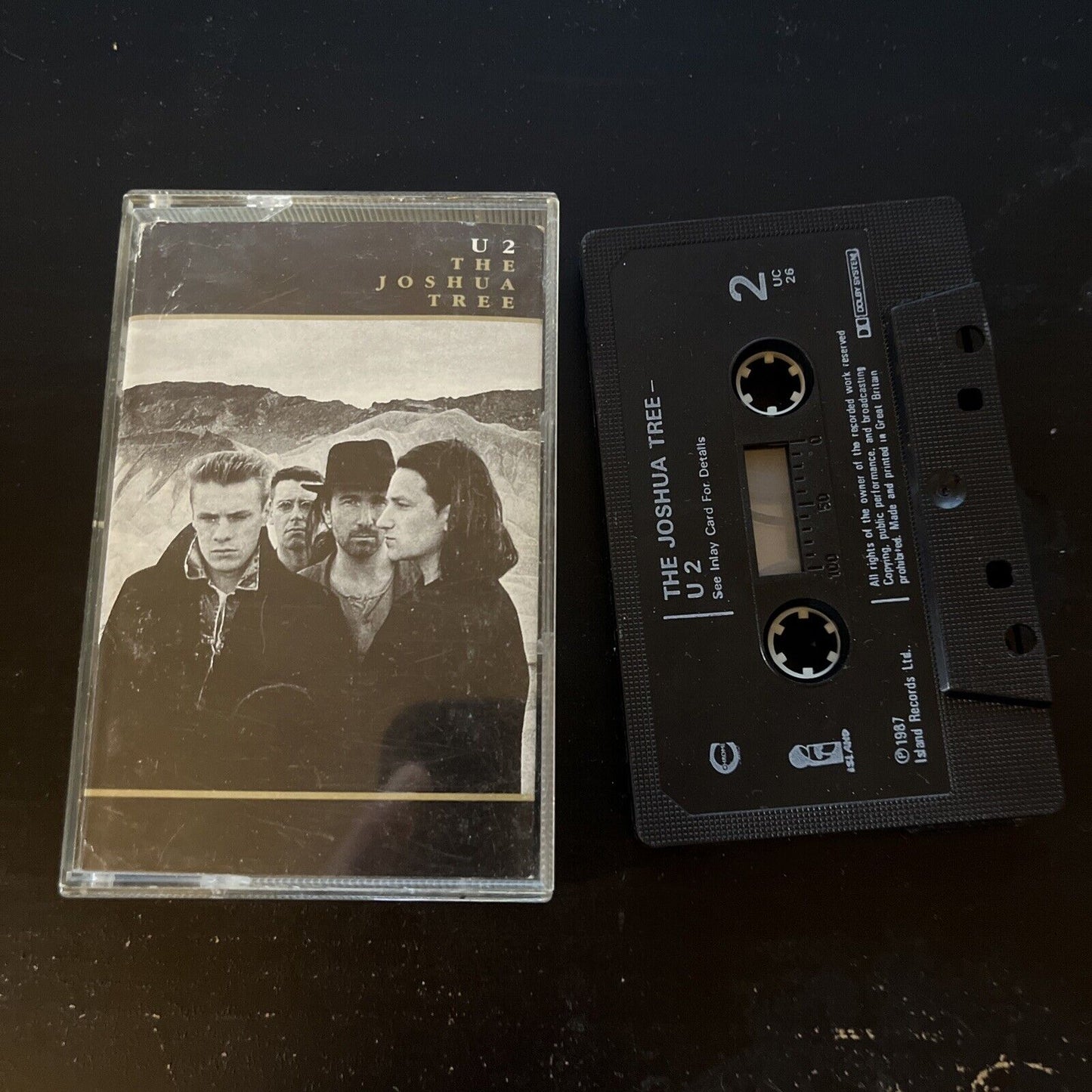 U2 - The Joshua Tree (Cassette Tape, 1987)