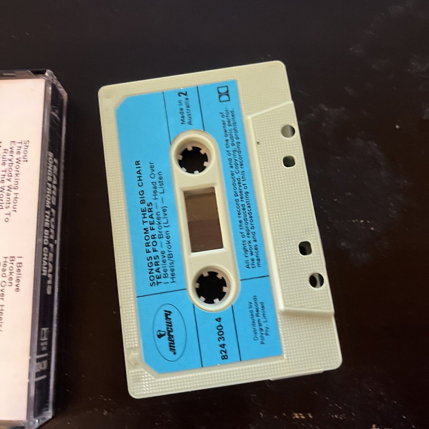 Tears For Fears - Songs From The Big Chair (Cassette, 1985) 824 300-4