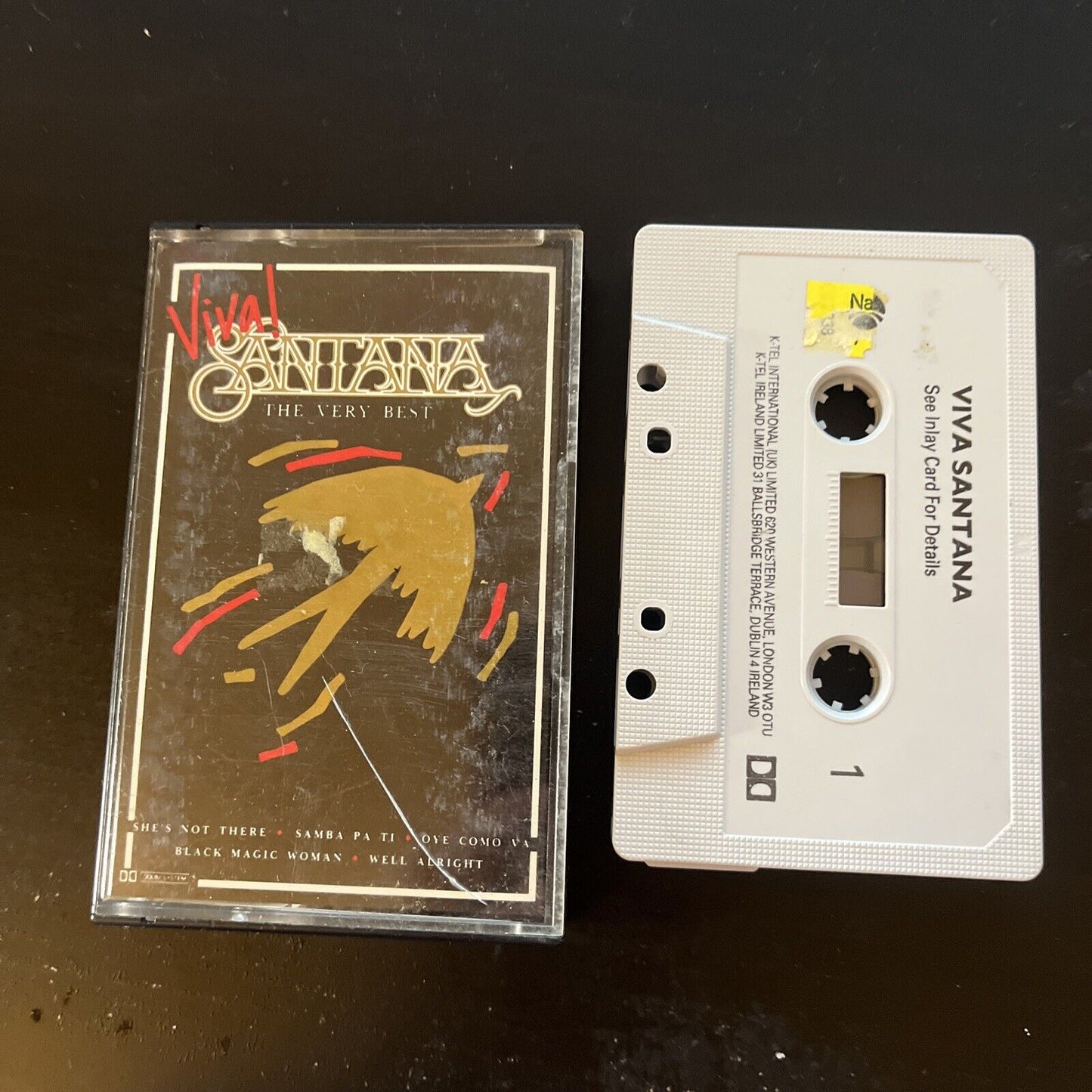 Santana - Viva! Santana The Very Best (Cassette Tape, 1986) Ce 2338