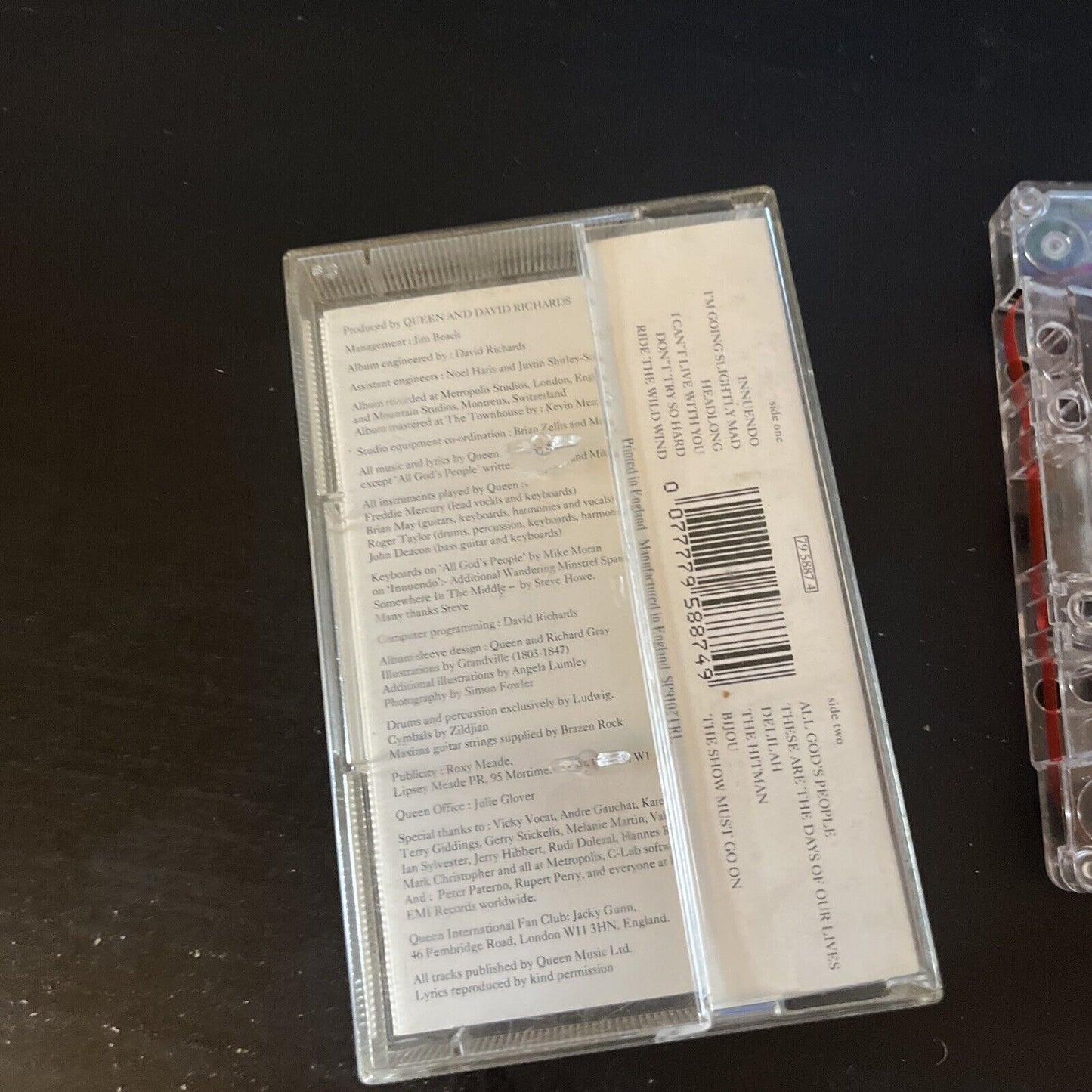 Queen - Innuendo (Cassette Tape, 1991) Tcpcsd 115